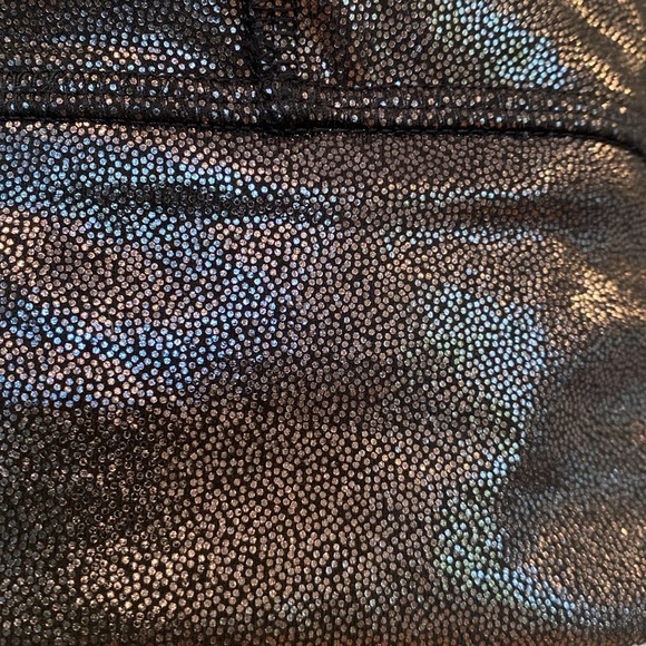 XS, DSG Back Sparkly Sports Bra Active Top Dance Festival Wear Silver Sparkle - Picture 13 of 16